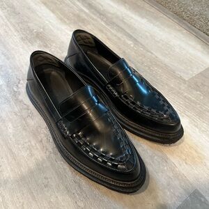 Allsaints Black Loafers